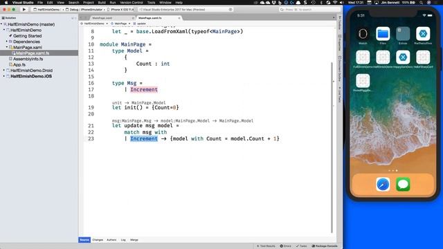 Building mobile apps with F# using Xamarin - Jim Bennett - Xamarin University Guest Lecture смотреть онлайн