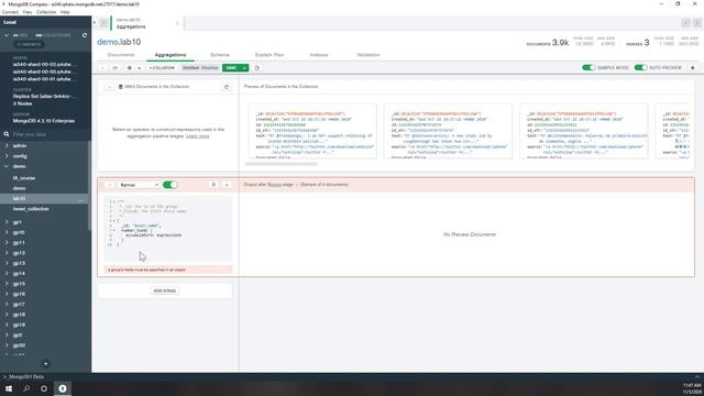 Lab 10 Query #Twitter Data in #MongoDB смотреть онлайн