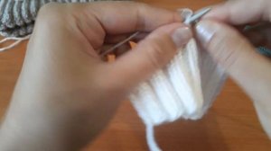 Закрытие макушки у шапки резинкой 2/2 и 1/1 Информационное видео