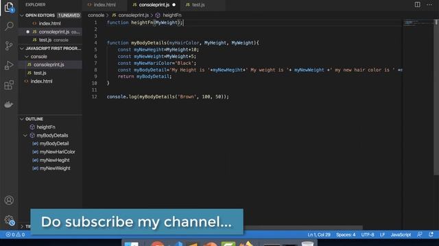 14. How To Call Function From Another Function | JavaScript tutorial for beginners. смотреть онлайн