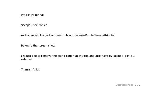 HTML : Angular ng-options remove blank option and select the first option only смотреть онлайн