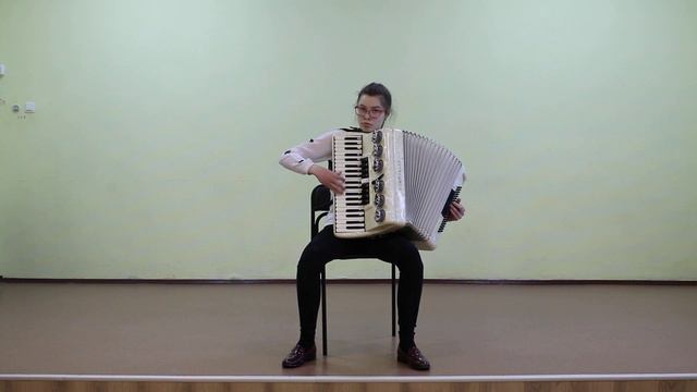В. Завальный "Интермеццо" Домничева Александра (аккордеон) смотреть онлайн