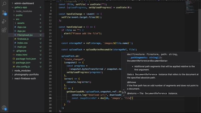 Image Gallery in React JS & Firebase | Browse & Upload Images | Build & Deploy a Gallery App смотреть онлайн