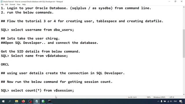 Oracle DBA Tutorial 10 - How to connect Oracle database with SQL Developer смотреть онлайн
