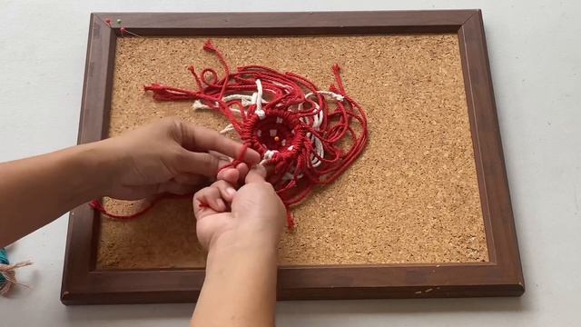 DIY| HOW TO MAKE MACRAME MUSHROOM KEYCHAIN ? | EASY  MACRAME MUSHROOM KEYCHAIN TUTORIAL