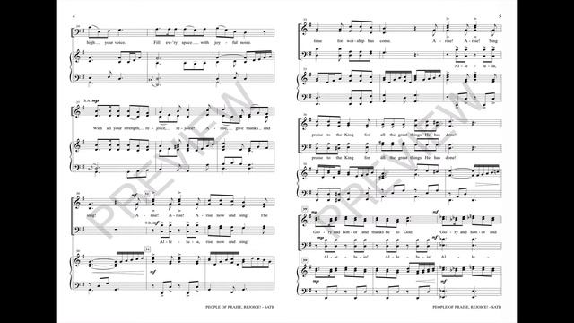 PEOPLE OF PRAISE, REJOICE! (SATB Choir) - Joseph M. Martin/Brad Nix смотреть онлайн