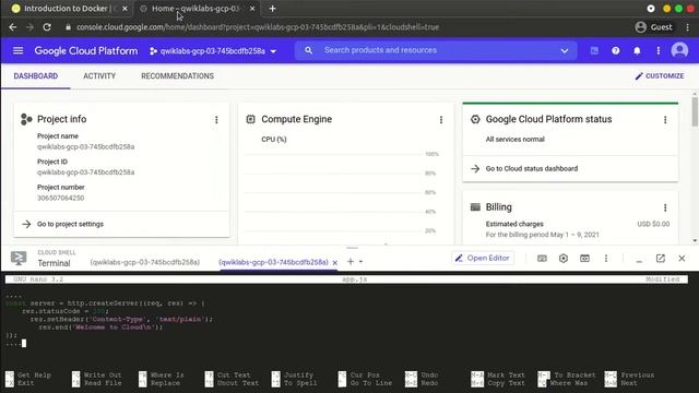 Introduction To Docker | Kubernetes in Google Cloud | Qwik Labs - [GSP0055] смотреть онлайн