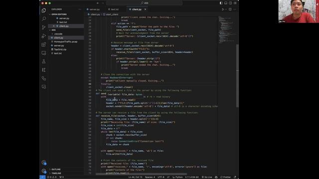 WSU Cpts455 Fall2023 Homework Assignment 3 (Python Socket Programming) смотреть онлайн