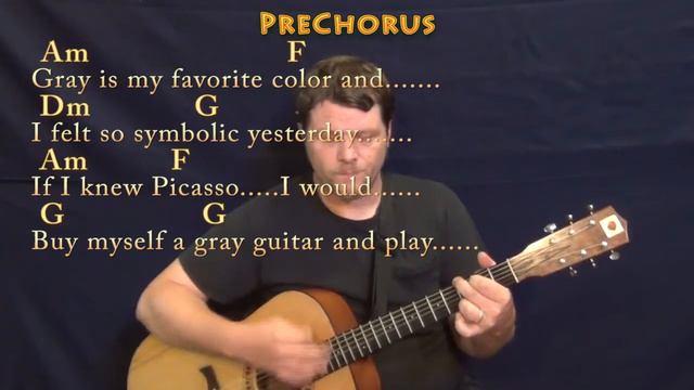 Mr. Jones (Counting Crows) Guitar Lesson Chord Chart with Chords/Lyrics смотреть онлайн