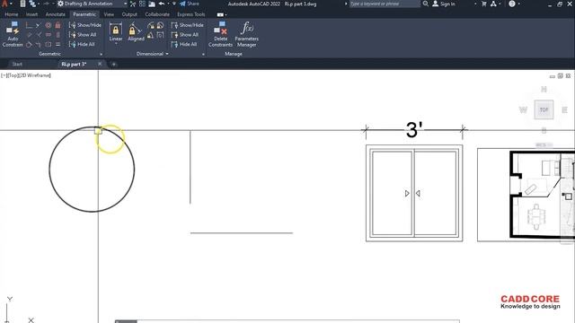 Essential Training on AutoCAD। Ribbon & Panel Part -3 смотреть онлайн