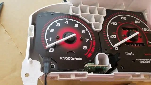 96 - 00 Honda Civic EX EL Glow Gauges Installation and Demo Radiant Red смотреть онлайн