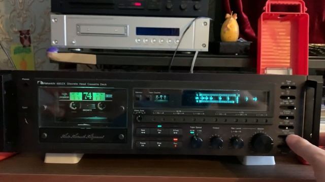 Nakamichi 680ZX. 2 и 4 скорость, запись. смотреть онлайн