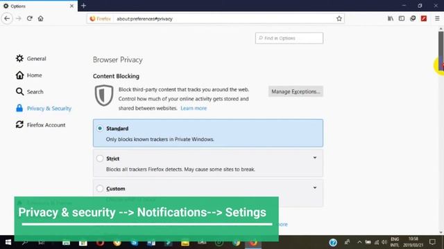 Disable push web notification "Allow notifications" in mozila Firefox смотреть онлайн