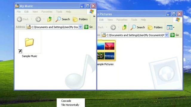 How to make two windows side-by-side in Windows XP смотреть онлайн