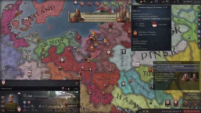 POWSTANIE WIELKIEJ POLSKI POGAŃSKIEJ w Crusader Kings 3 смотреть онлайн