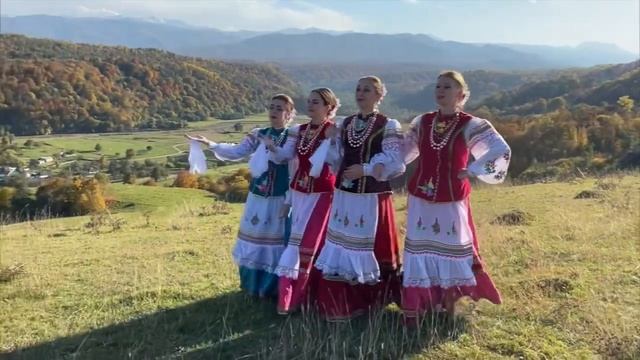 «Народный» коллектив «Казачья воля»-«Ехали козаченьки» ст.Зеленчукская