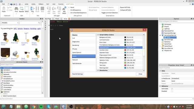 ROBLOX - How to customize your Script Editor смотреть онлайн