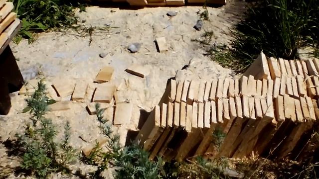 Каркасный дом, распил и сборка щитов опалубки смотреть онлайн