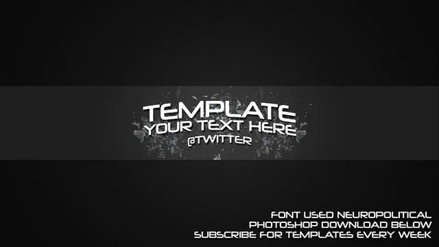 Cool Channel Art Template 22 - Free Photoshop Download смотреть онлайн