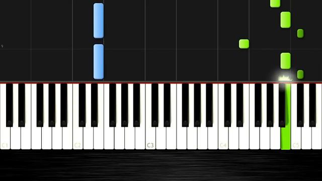 Vivaldi - Spring - Easy SLOW Piano Tutorial by PlutaX - Synthesia смотреть онлайн