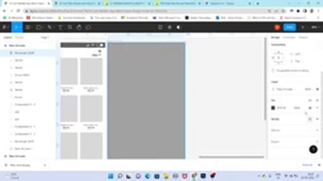 Figma Mobile APP Wireframe Design Live class Part-2 | UX Design Telugu Tutorial in Grafix Vidya смотреть онлайн