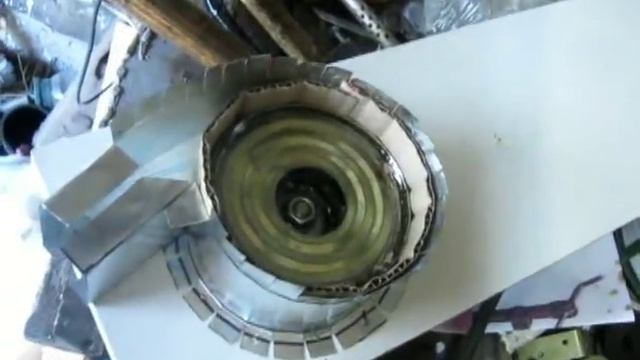 Турбина для газогенератора ( из подручного материала ) смотреть онлайн