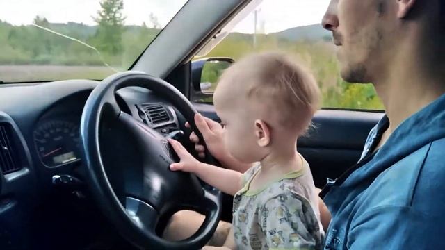 Учимся водить машину, первый раз за рулём! смотреть онлайн