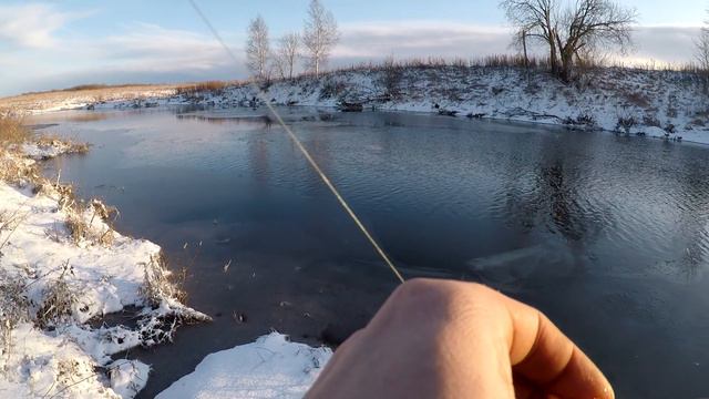 Рыбалка На Спиннинг 22 января 2020года Обкатываем новую снасть и первая щука!!!! смотреть онлайн