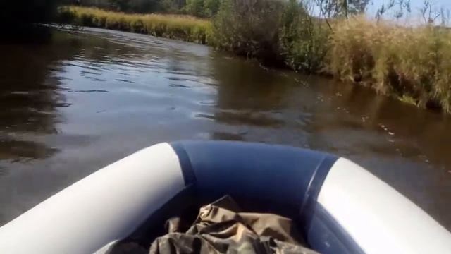 Экстрим на ПВХ . Мотор болотоходы 9 сил. смотреть онлайн