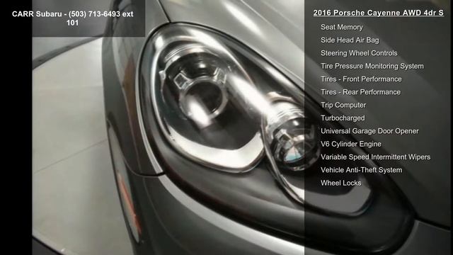 2016 Porsche Cayenne AWD 4dr S смотреть онлайн