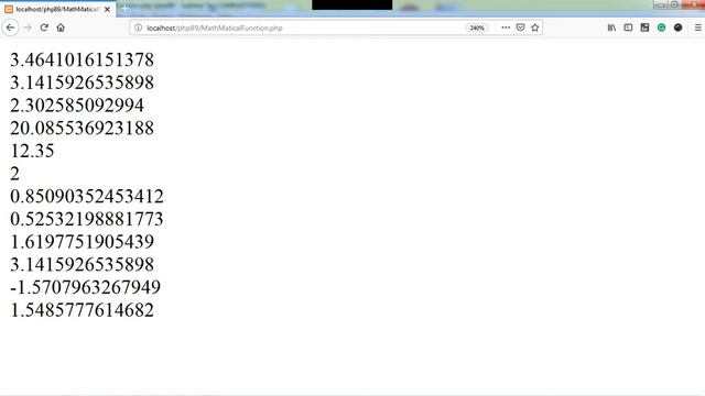 Predefine Maths Function in PHP || mathematical function in PHP || Lecture 15 смотреть онлайн