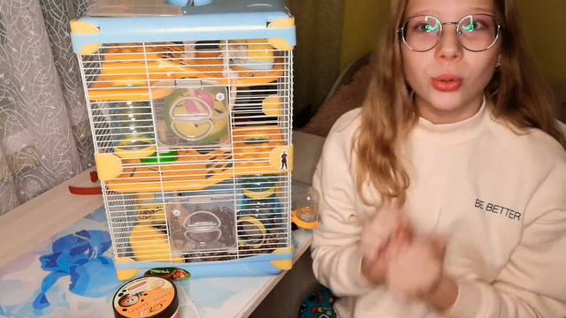 #Клетка для хомяка #обзор на хомячка 🐹 смотреть онлайн