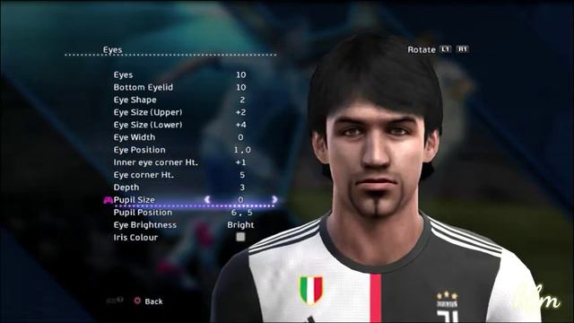 Del Piero v.2 Classic Player - Juventus Face Build Pes 2013