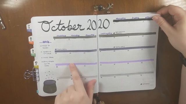 October Bullet Journal Set Up | Paper Lane Dot Grid Notebook смотреть онлайн