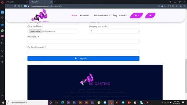 how to register on bc casting agency website for models смотреть онлайн
