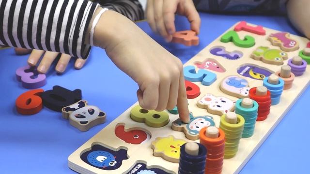 Развивающая доска Монтессори 