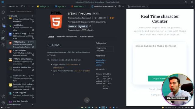 Run / Preview HTML CSS Websites directly Inside VS Code Editor, No Web Browser Needed in 2022 смотреть онлайн