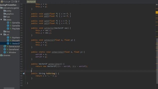 Java 2D Game Programming Episode 5 - MouseHandler, more GameState, & Vector смотреть онлайн
