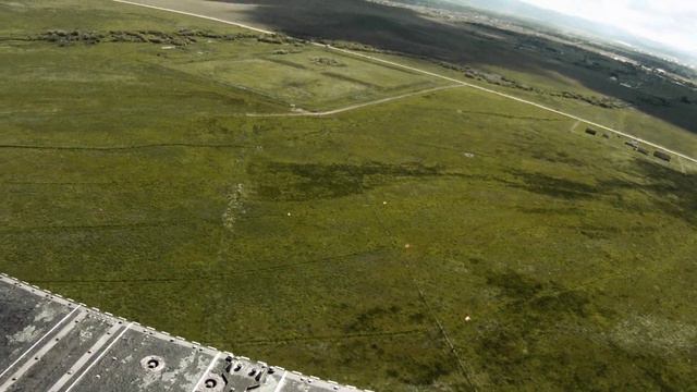 Footage from inside a CH-47 Chinook helicopter in flight. смотреть онлайн