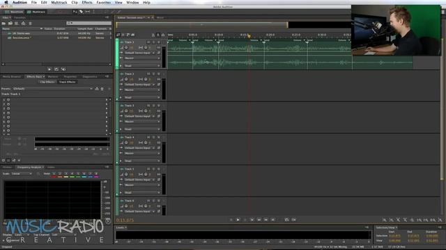 Move, Razor, Slip and Time Selection Tools in Adobe Audition смотреть онлайн