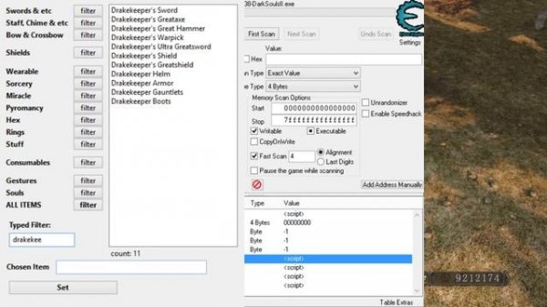 Dark Souls 2 Cheat Engine Table Showcase *Read the description first*