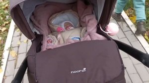 прогулка с реборном в коляске / реборн полина