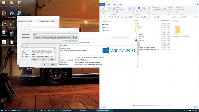 How to set JAVA Path on Windows 10 смотреть онлайн