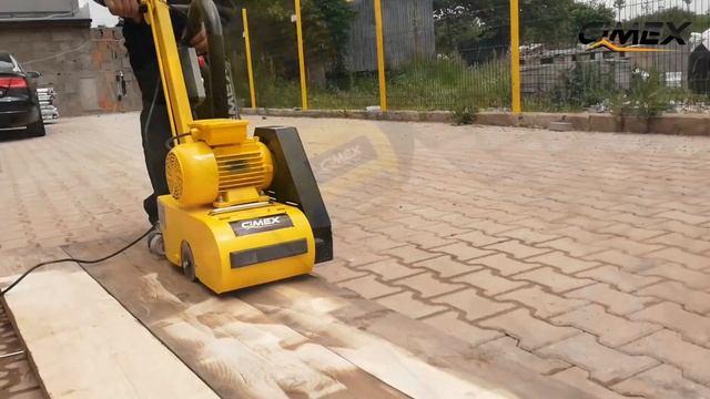 Машина за циклене на паркет CIMEX смотреть онлайн
