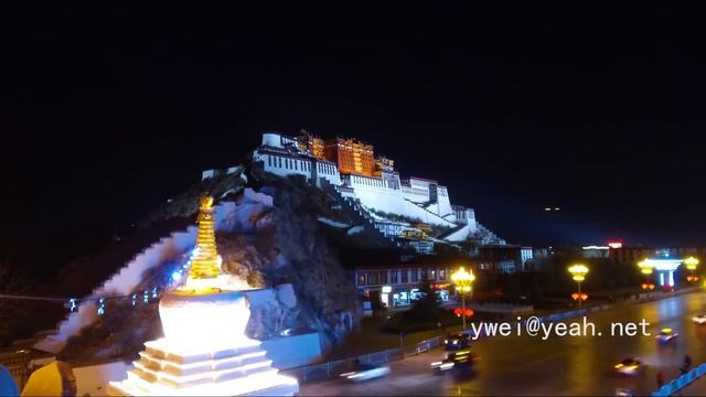 Potala Palace Aerial Video, Lhasa, Tibet, China 4K смотреть онлайн