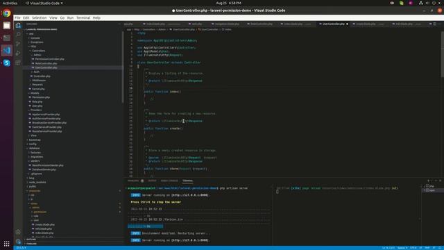 Step by Step Demo of How to use Laravel Roles and Permissions with Admin Panel by Acquaint softtech смотреть онлайн