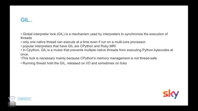 Python Threads and the Global Interpreter Lock смотреть онлайн