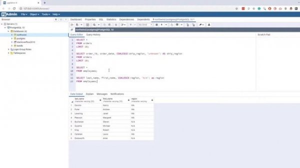 Практический курс по SQL для начинающих - #8 Логика с CASE и COALESCE в SQL