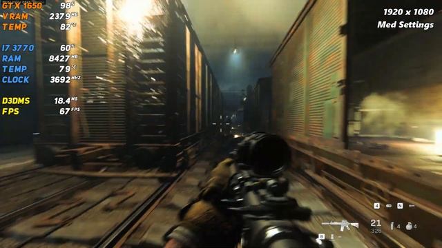 GTX 1650 | Call of Duty Modern Warfare - Campaign All Settings Gameplay Test смотреть онлайн