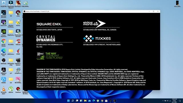 Shadow of the Tomb Raider windows 11 display (error) смотреть онлайн
